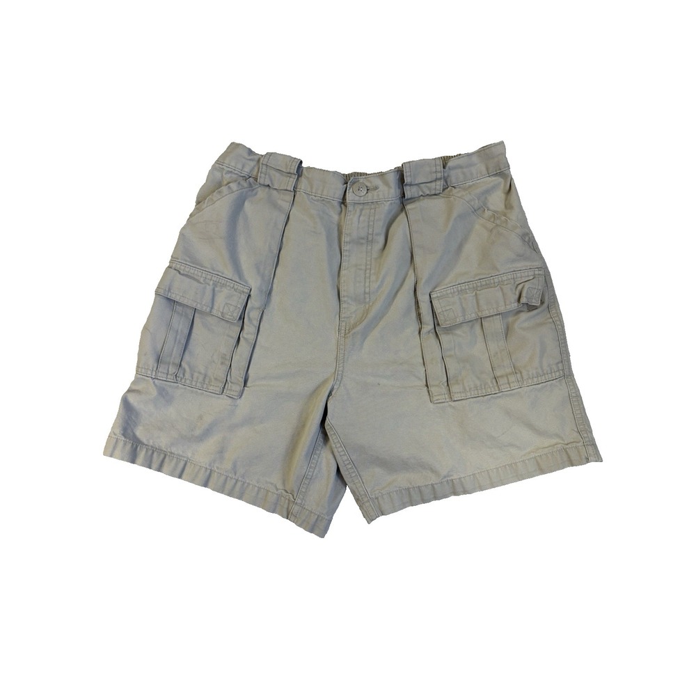 Weekender Brand Sportswear Men's 36 Cotton Khaki Utility Hiking Cargo Shorts